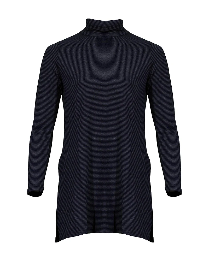 Lexi Mini Stripe Turtleneck Tunic