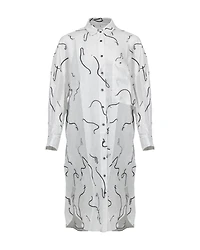 Simone Linen Print Smock