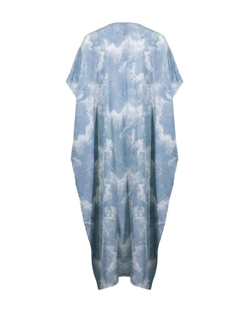 Stratus Print Caftan Dress