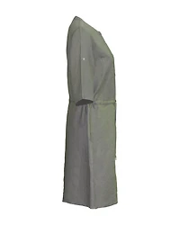 Linen Button Down Dress