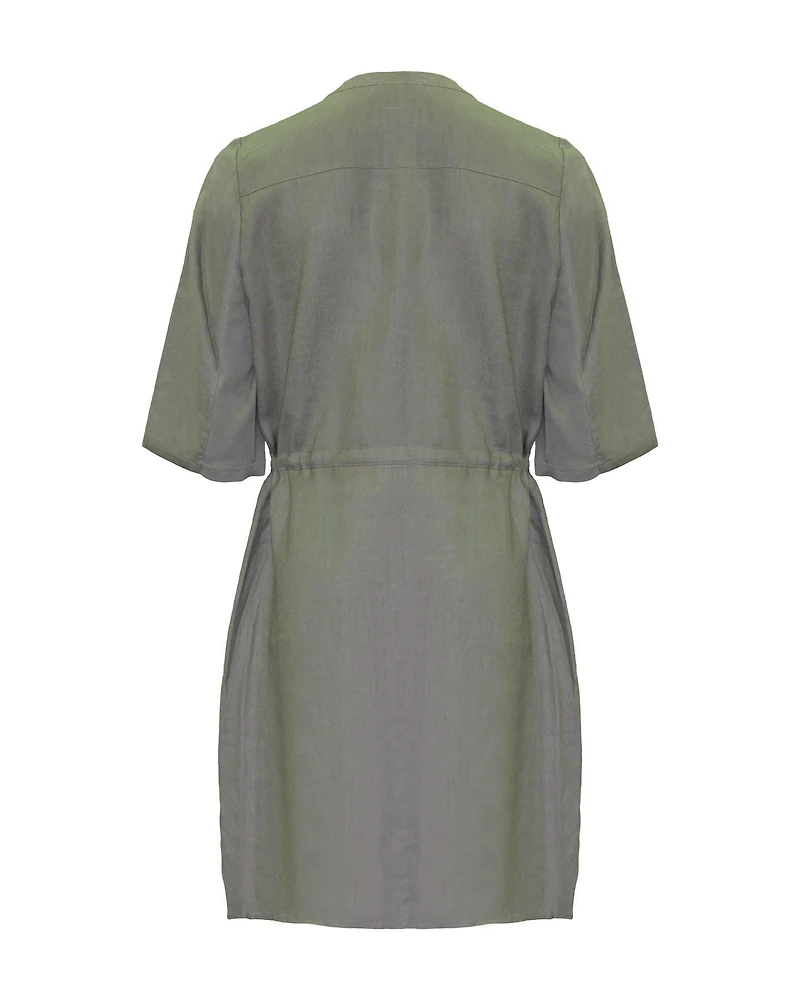 Linen Button Down Dress