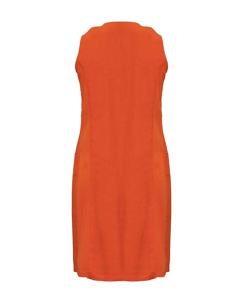 Linen Ring Strap Dress