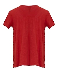 Linen T-Shirt True Red
