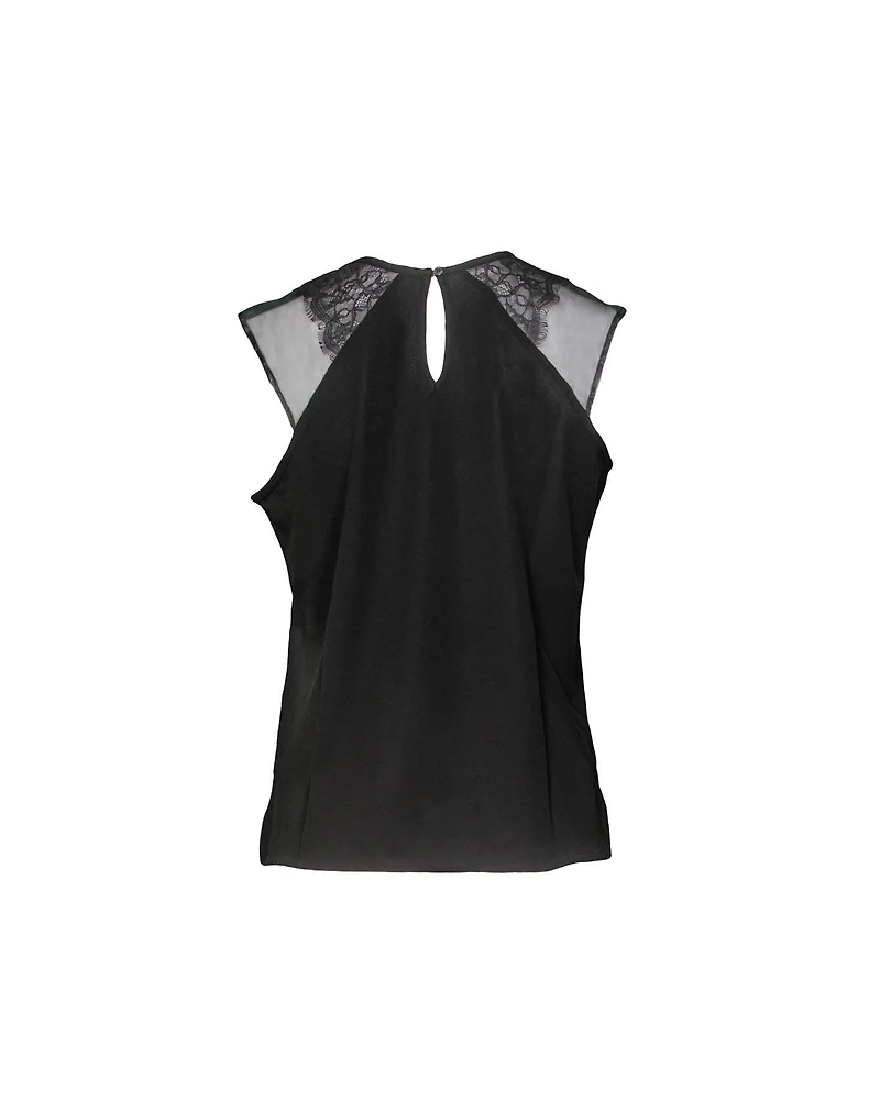 Eleah Lace Crepe Tank