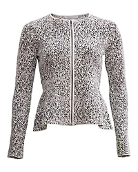 Festiny Print Peplum Cardi