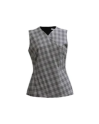 Irmala Sleeveless Plaid Top