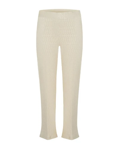 Cambio Ranee Crochet Knit Ankle Pant