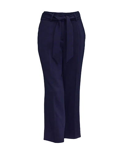 Claire Crop Pants - Navy