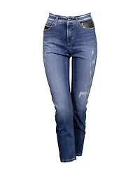 Paris Cropped Distressed Jeans