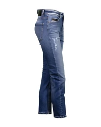 Paris Cropped Distressed Jeans