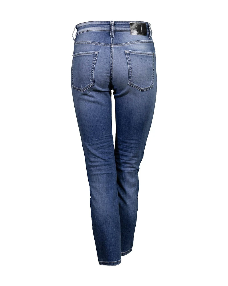 Paris Cropped Distressed Jeans