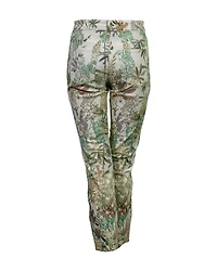 Paris Cropped Print Pants