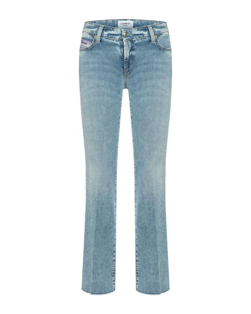 Paris Flared Raw Hem Jeans