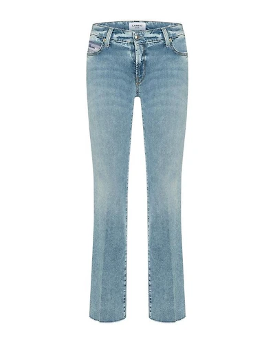 Paris Flared Raw Hem Jeans
