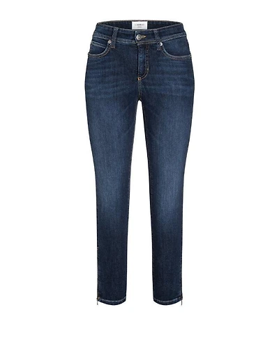 Cambio Parla Zip Hem With Glitter Insert Jeans