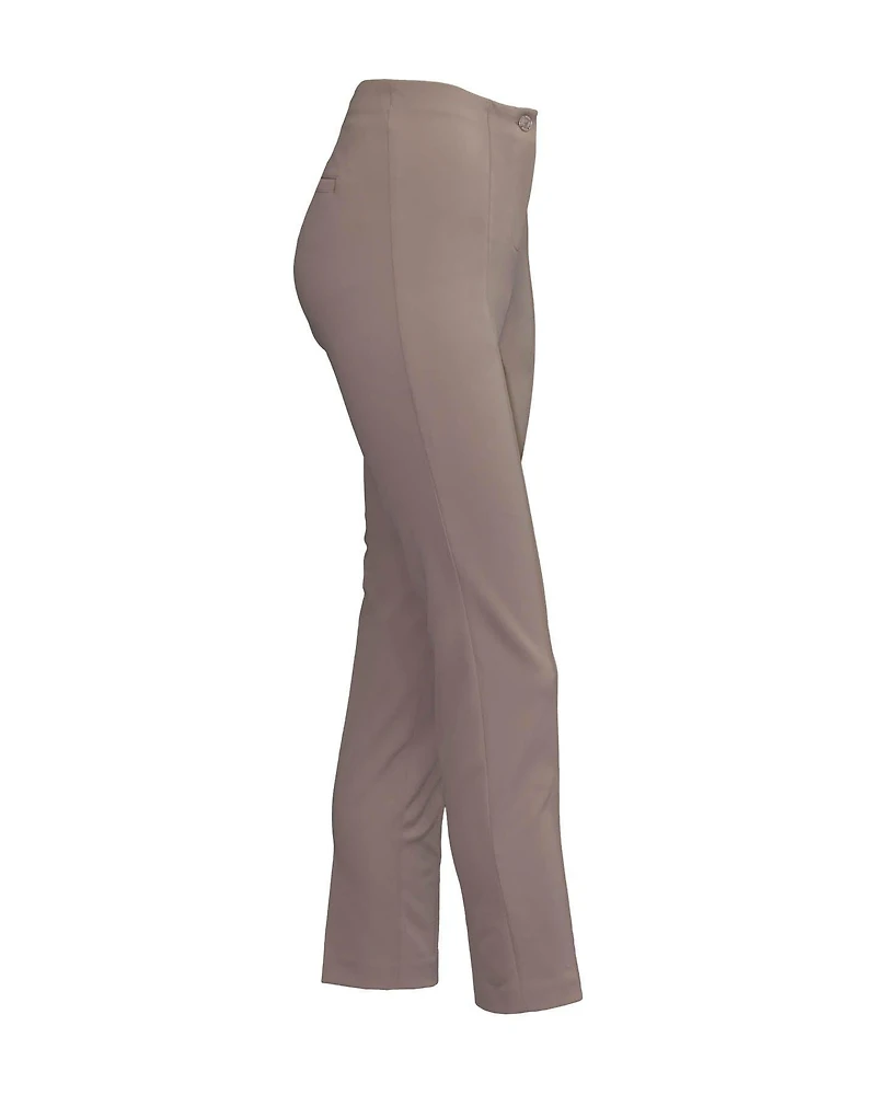 Ros Techno Ankle Pant - Beige