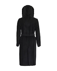 Long Hooded Coat Black