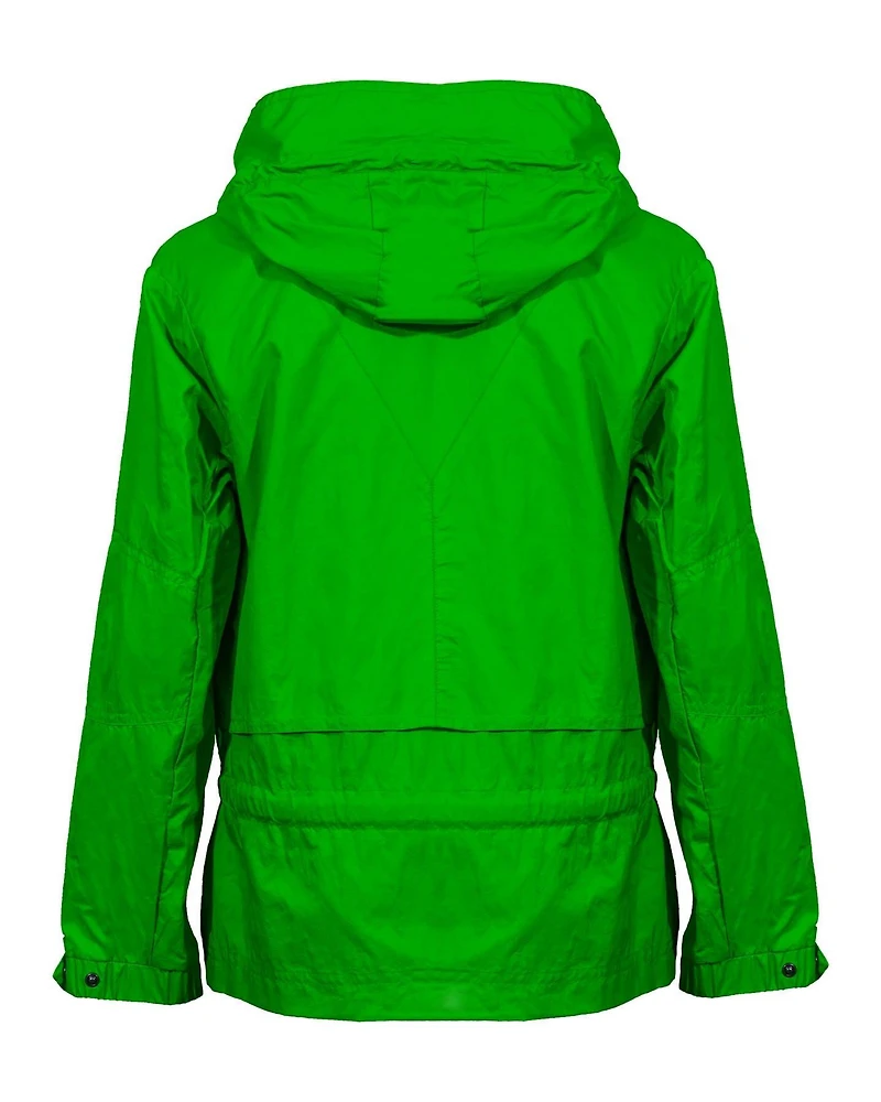 Didgital Green Windbreaker Coat