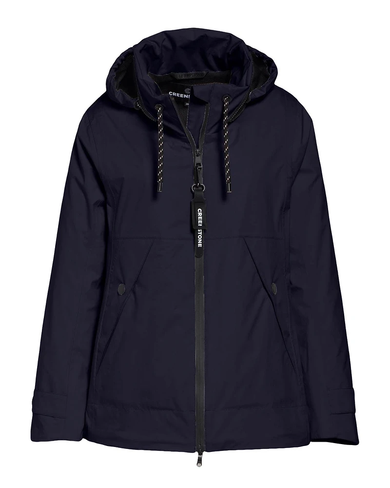 Foldaway Hood Short Rain Jacket