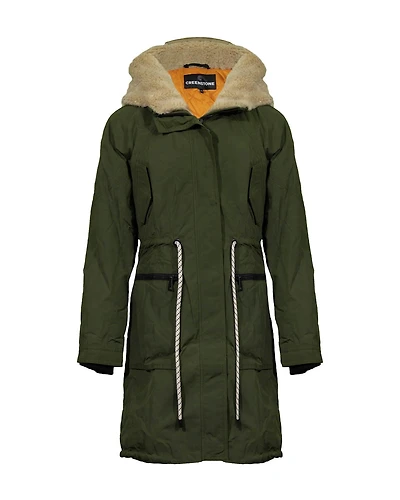 Shearling Detail Parka