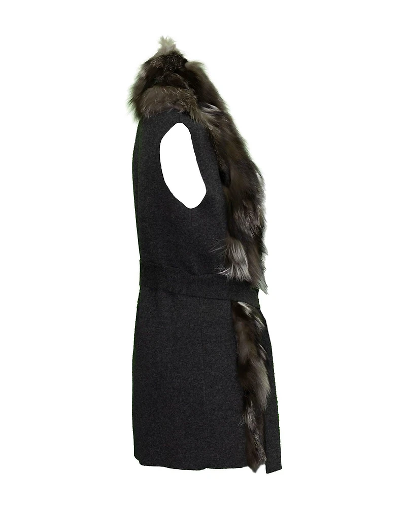 Belted Vest Anthracite