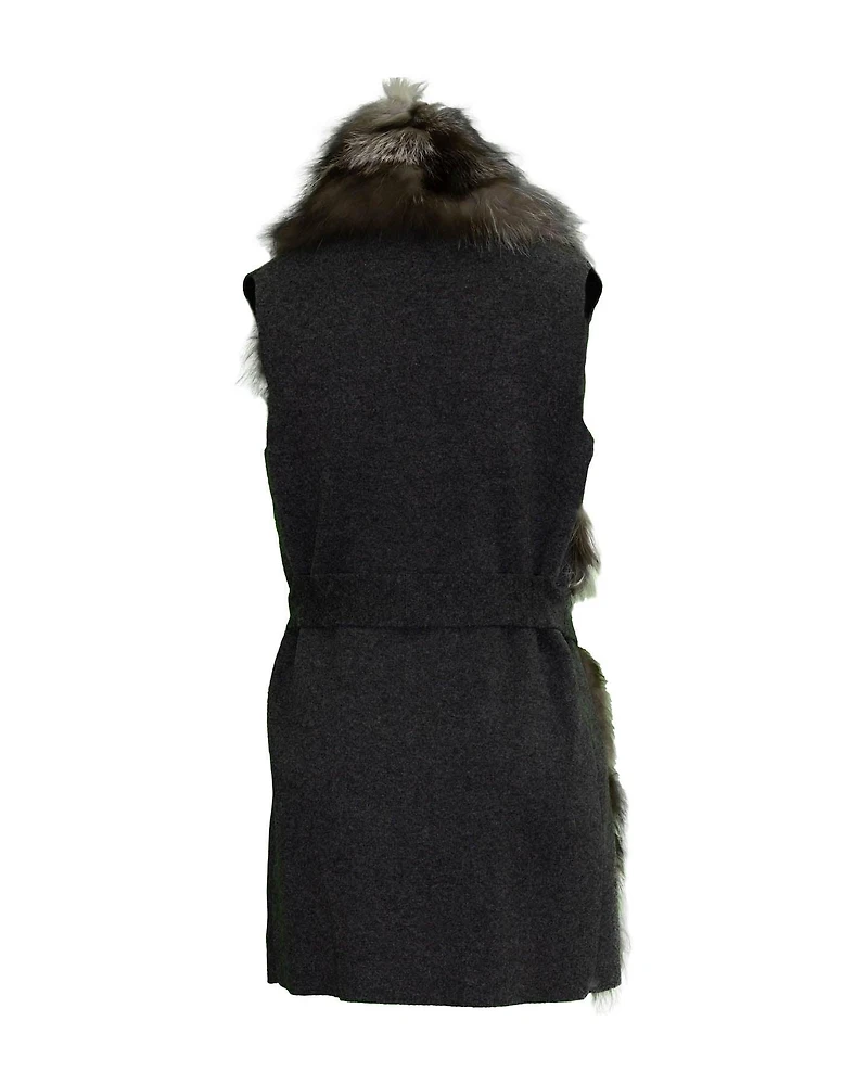 Belted Vest Anthracite