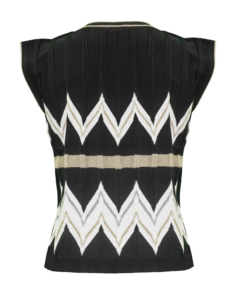 Chevron Print Tank Top