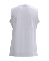 Classic V Neck Sleeveless Shell