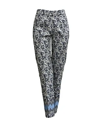 Floral Print Pull-on Pants