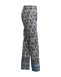 Floral Print Pull-on Pants