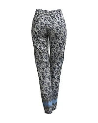 Floral Print Pull-on Pants