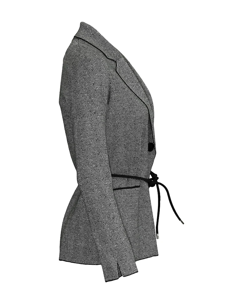 Herringbone Knit Jacket