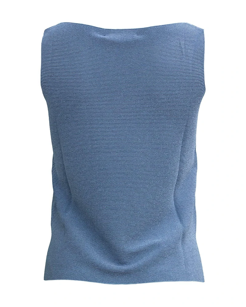 Lurex Boatneck Tank