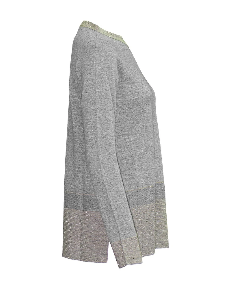Lurex Stripe Detail Tunic
