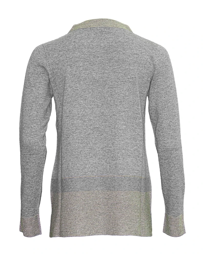 Lurex Stripe Detail Tunic