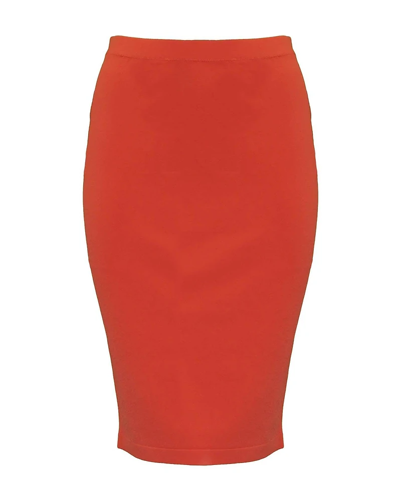 Pencil Skirt Red