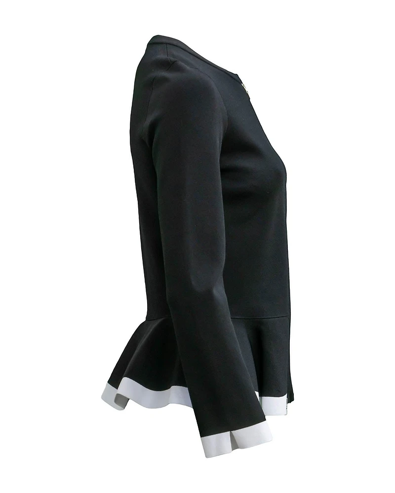Peplum Knit Jacket