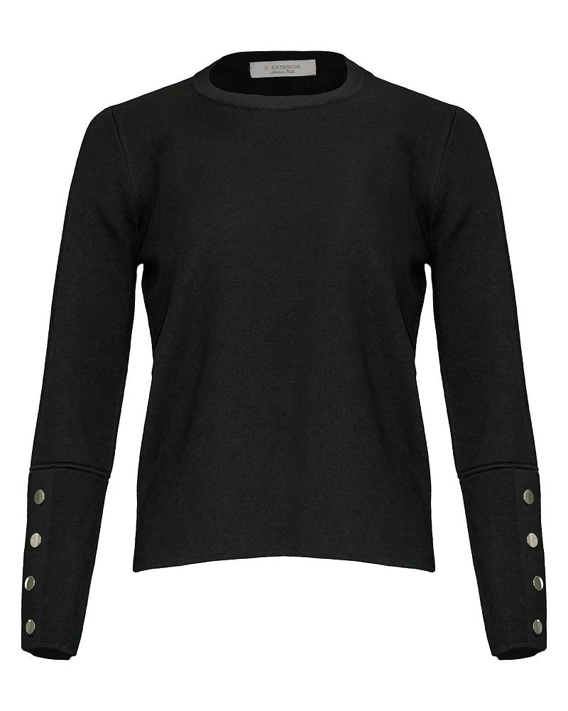 Pullover with Button Detail