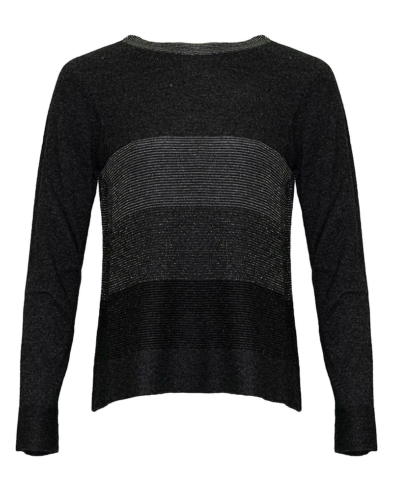 Pullover with Lurex Antracite