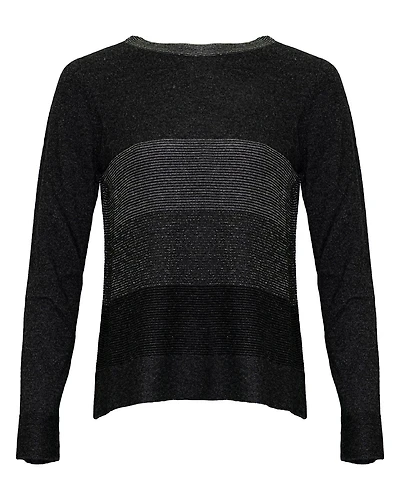 Pullover with Lurex Antracite