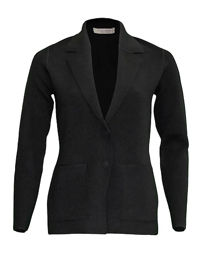 Reversible Doubleface Wool Blazer Black