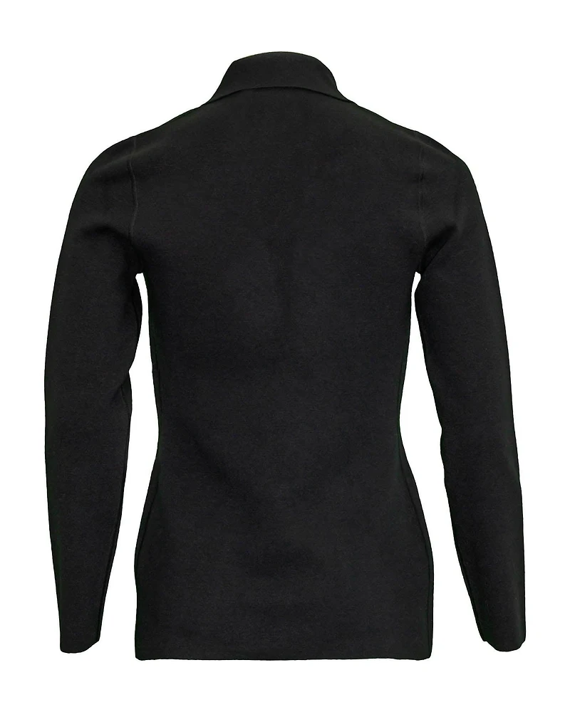 Reversible Doubleface Wool Blazer Black