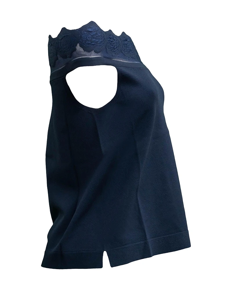 Scalloped Off-shoulder Top