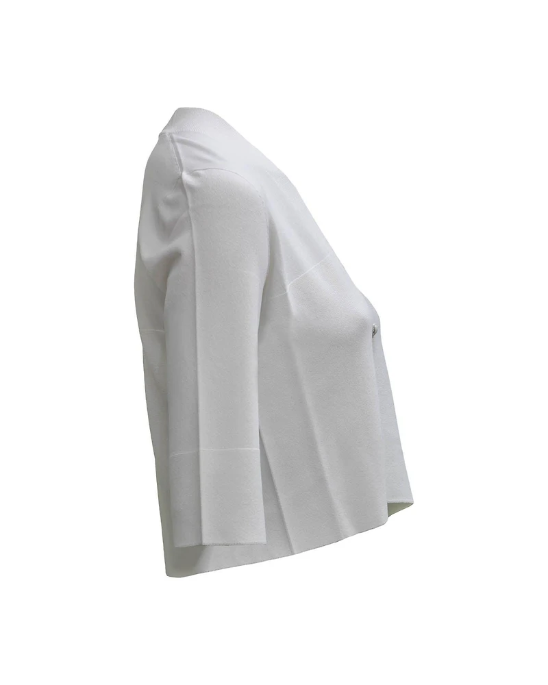 Short Cardi-White