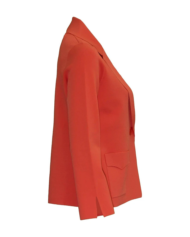 Single Breast Jacket Red