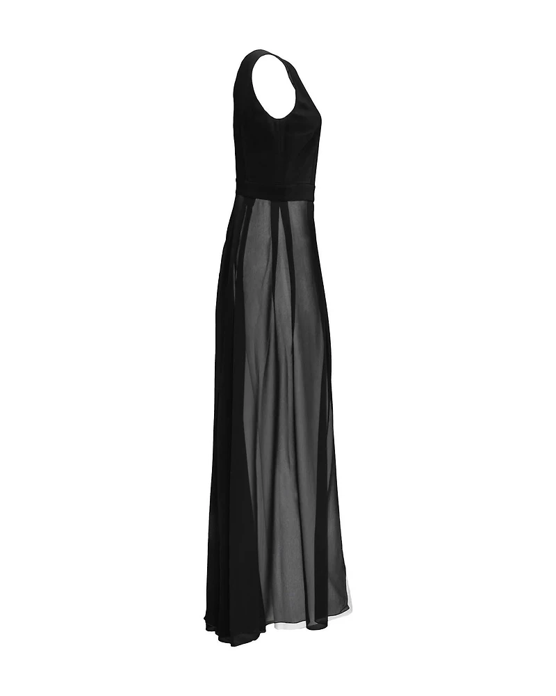 Sleeveless Sheer Jumpsuit
