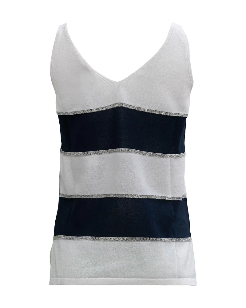 Sleeveless V-Neck Top