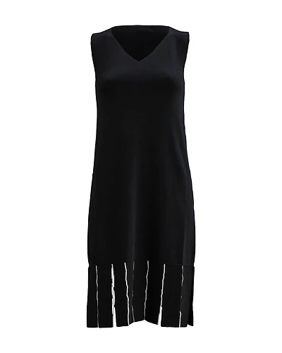 Slit Hem Dress
