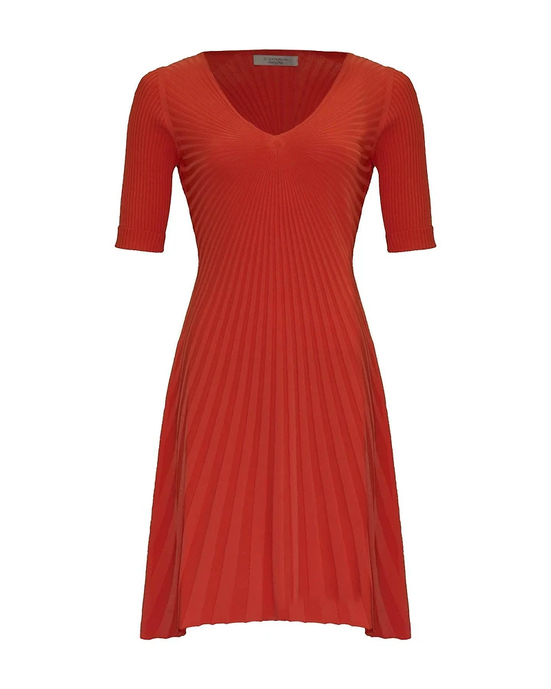 Starburst Fit & Flair Dress