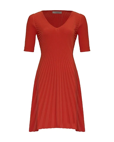 Starburst Fit & Flair Dress